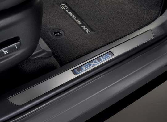 Lexus accessories genuine illuminated door sills