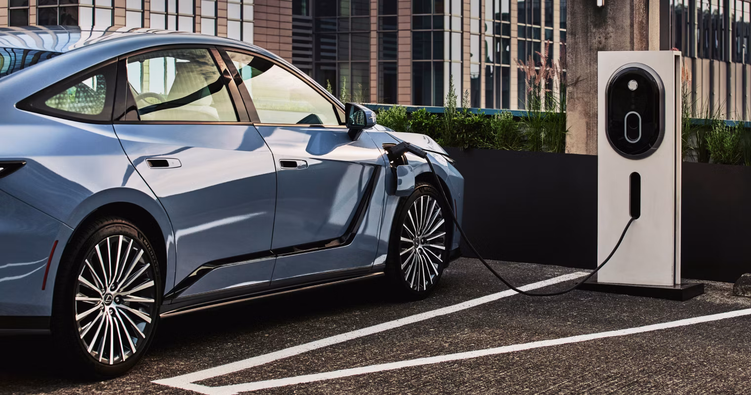 Lexus charging ev charging levels hero 2027 es 350e luxury plus wavelength l